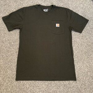 Carhartt Men's Olive Green T-Shirt